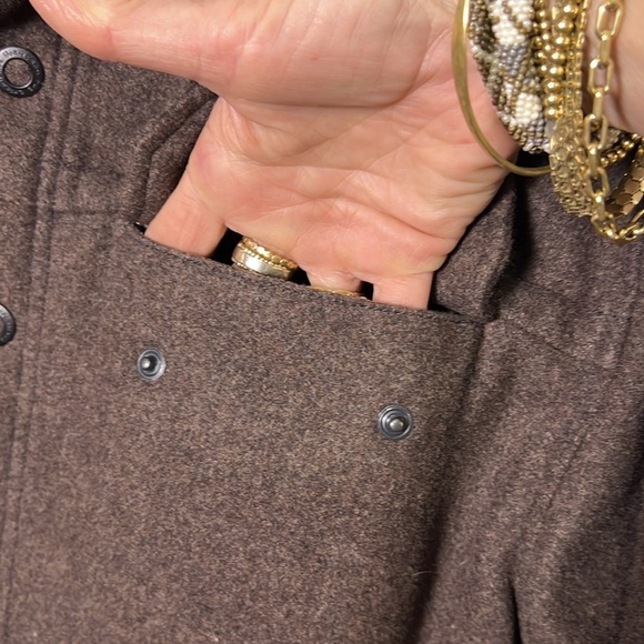 Men's Prana Wooley Shirt Jacket Size Large in Chocolate - Picture 6 of 12